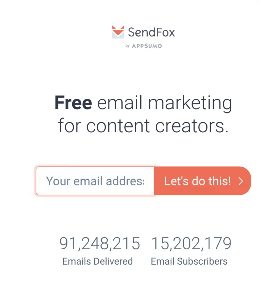 sendfox is awesome